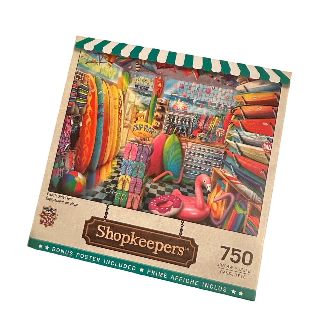 Master Pieces Shopkeeper Surf shop 750 puzzle